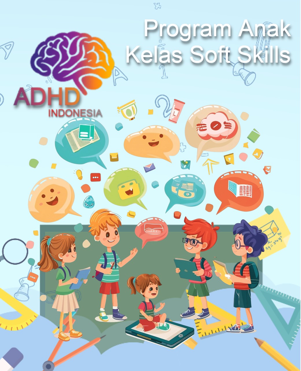 Program ADHD Indonesia Kabupaten Bangka Barat Kelas Soft Skills Anak ADHD